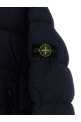 'Badge logo' parka Blue