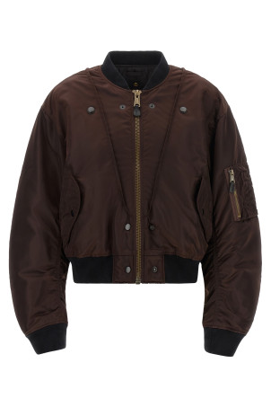 ' MA-1' reversible bomber jacket Brown