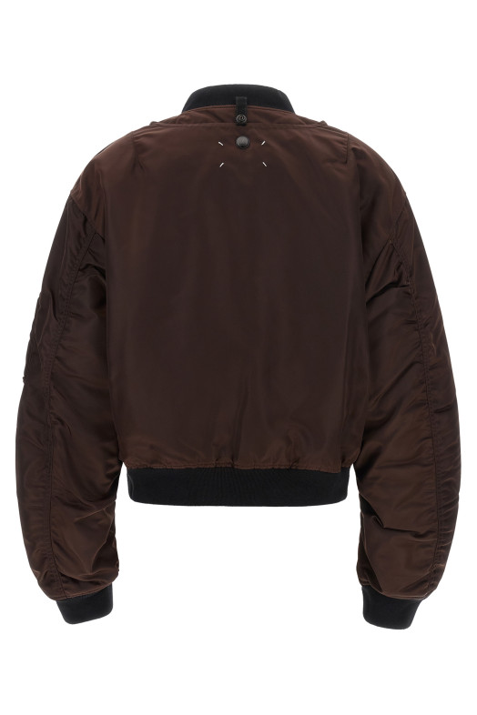 ' MA-1' reversible bomber jacket Brown