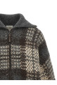 Double 'Dazzling Tartan' cardigan Gray