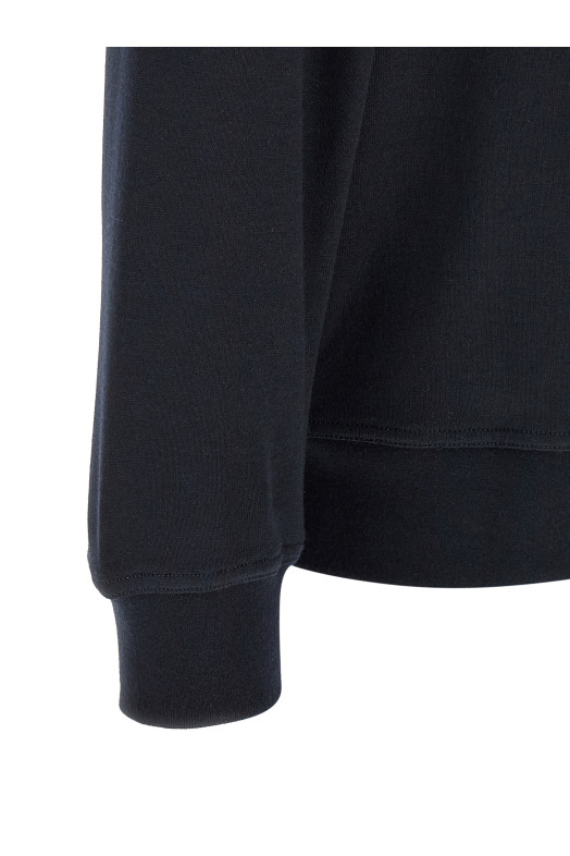 Cashmere and silk hoodie Blue