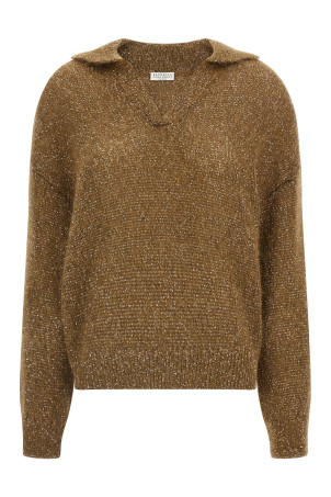 'Dazzling' polo shirt Brown