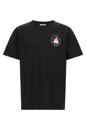 T-shirt with 'Casa Way' print Black