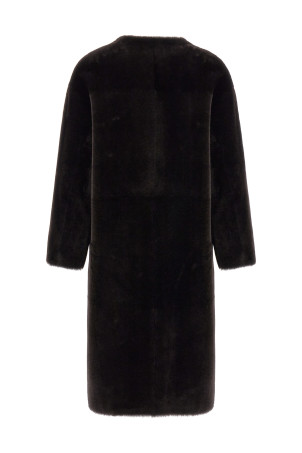 Long fur coat Brown