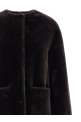 Длинная меховая шуба коричневого цвета BLANCHA 26106300CIOCCOLATO