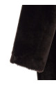 Длинная меховая шуба коричневого цвета BLANCHA 26106300CIOCCOLATO