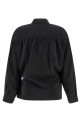 'Straight collar twisted' shirt Black