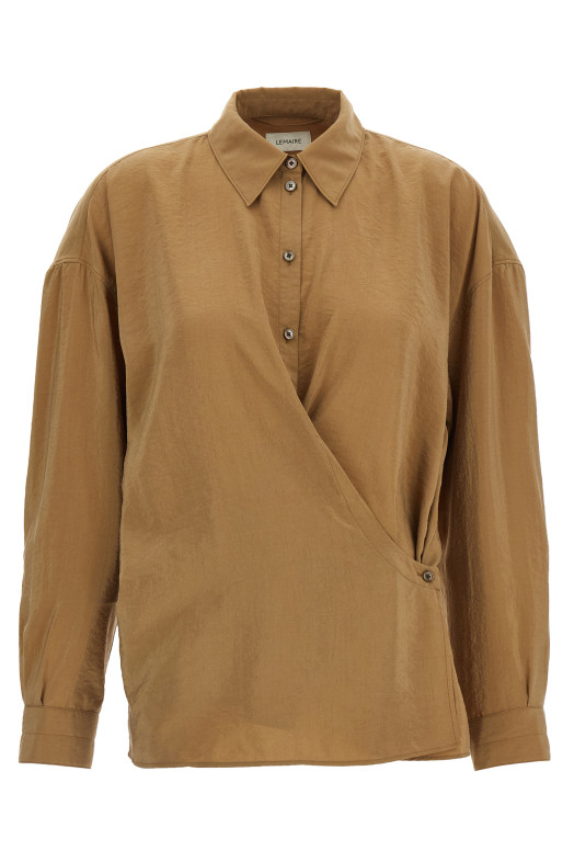 'Twisted' shirt Beige