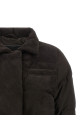 Пуховик с завязками, коричневый KITON D62628K0563L01MARRONE