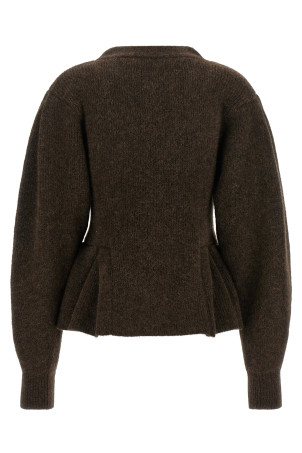 Кардиган из коллекции «Peplum», коричневый 11661816671667