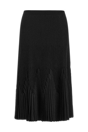 Ruffled skirt Black