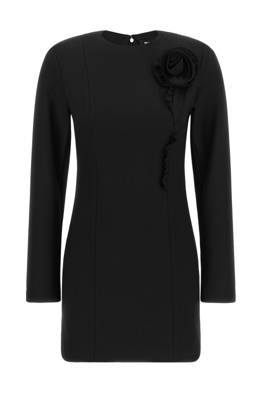 Crêpe dress Black