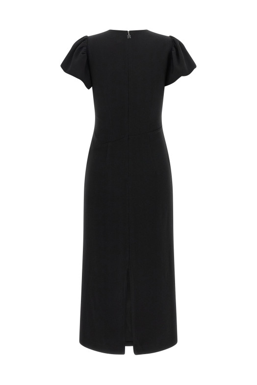 Puff sleeve dress Black