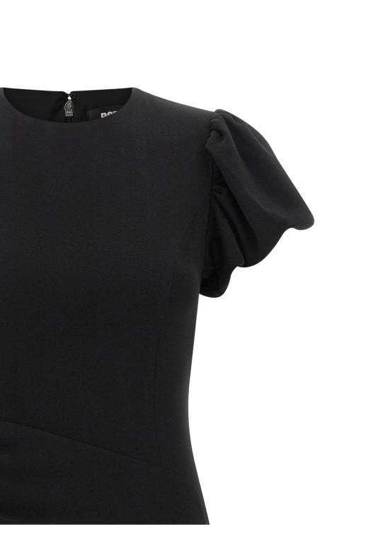 Puff sleeve dress Black