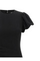Puff sleeve dress Black