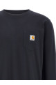 Футболка с логотипом-нашивкой, синяя CARHARTT WIP I0304371CXX