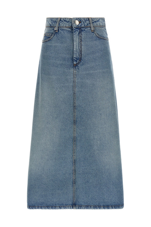Trapeze skirt Blue