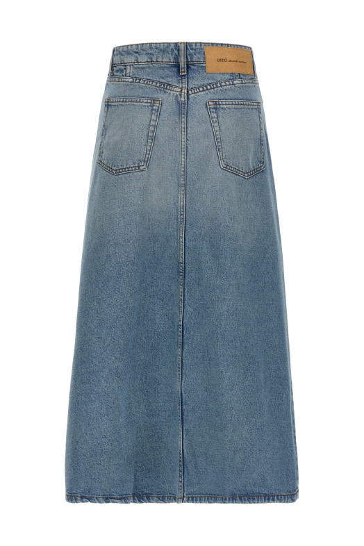 Trapeze skirt Blue