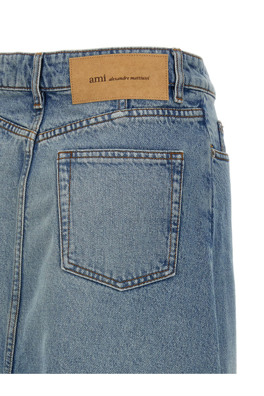 Trapeze skirt Blue