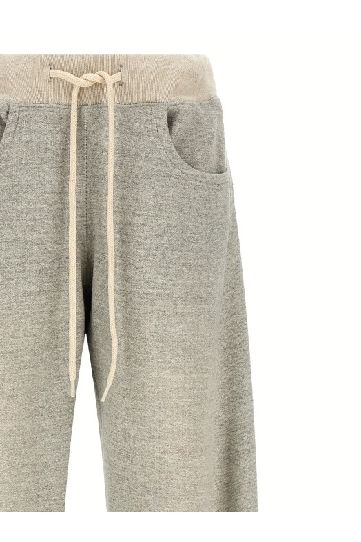 'Relaxed Darted' joggers  Gray