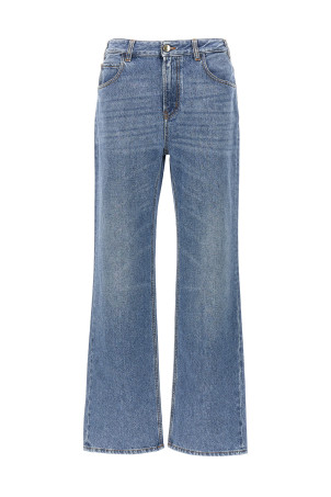 High waist jeans BLUE