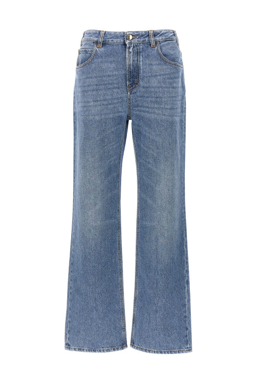 High waist jeans BLUE