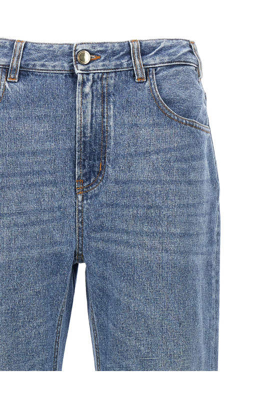 High waist jeans BLUE