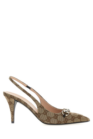 'Morsetto' slingback Beige