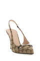 'Morsetto' slingback Beige