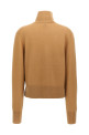 'Cropped Turtleneck' turtleneck sweater Beige