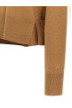 'Cropped Turtleneck' turtleneck sweater Beige
