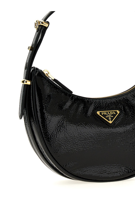 'Prada Arqué' shoulder bag Black