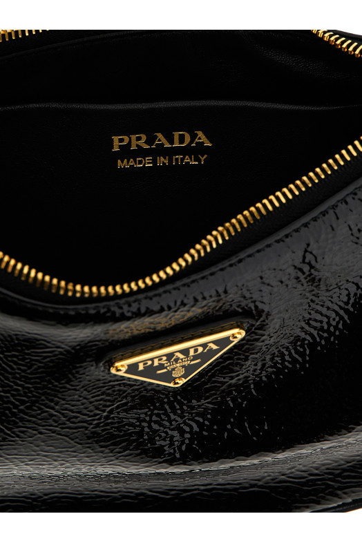 'Prada Arqué' shoulder bag Black