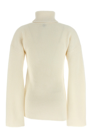 'Slit Sleeve' sweater White