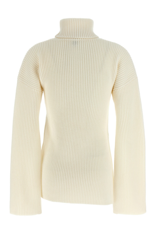 'Slit Sleeve' sweater White