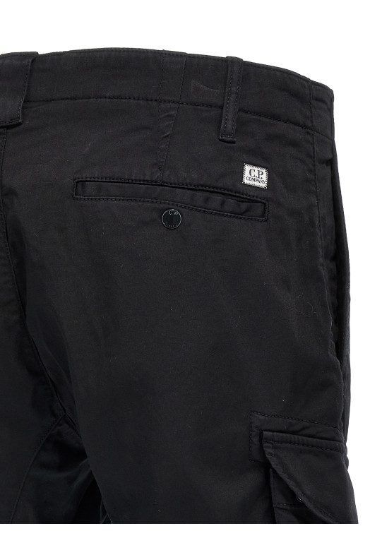 Брюки-карго Lente, чёрные C.P. COMPANY RFCMPA731A005529G999