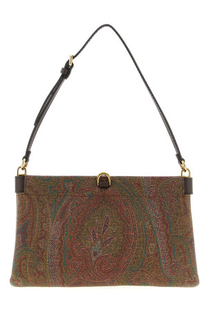 'Talk' mini clutch Brown