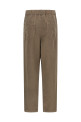 Бавовняні штани коричневого кольору BRUNELLO CUCINELLI ML996P5566C9325