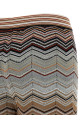 Брюки с шевронным узором из ламе, многоцветные MISSONI DS26SI0CBK01H9SM9ZV