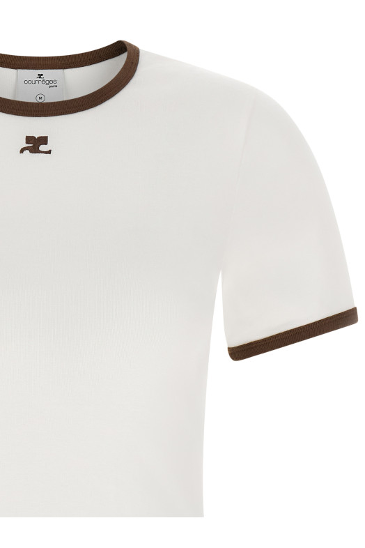Футболка «Signature Contrast», коричнева 125JTS017JS0203B264