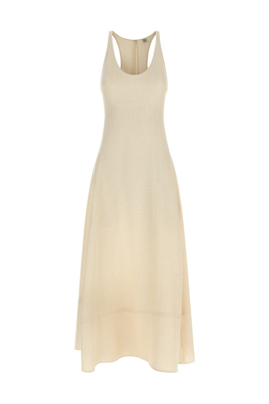 Tweed dress Beige