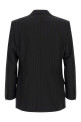 Черное платье в полоску с двойной застежкой TOM FORD 2LNP01WEP30NAA