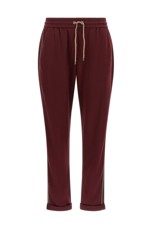 'Track' joggers  Bordeaux