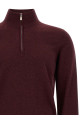 Half-zip cashmere sweater  Bordeaux