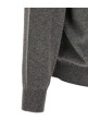 Half-zip cashmere sweater  Gray