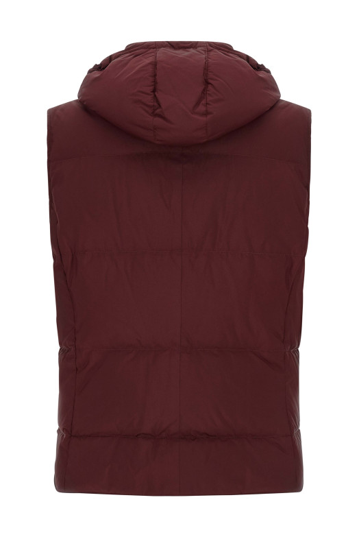 Жилет с утеплителем  Бордо BRUNELLO CUCINELLI MV4081628CWB13