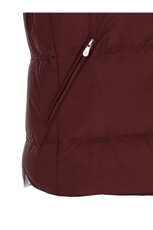 Жилет с утеплителем  Бордо BRUNELLO CUCINELLI MV4081628CWB13
