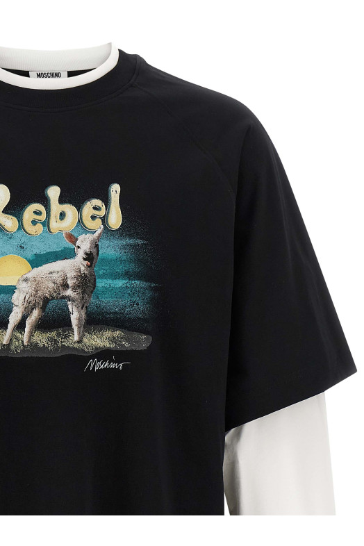 Двухслойная футболка «Rebel»  Разноцветная A120552413555