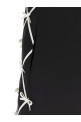 Платье с бантиком  Черно-серое MOSCHINO A040955210555