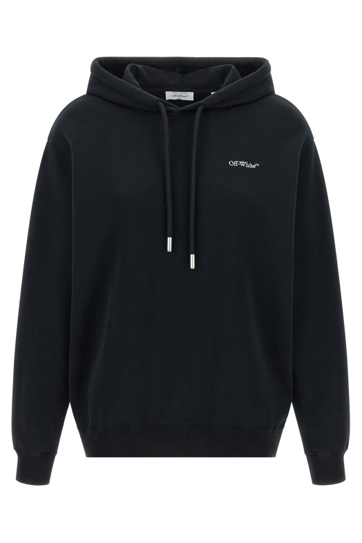 'Arrow Out Flower' hoodie  Black